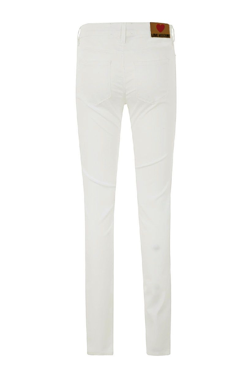 Love Moschino "White Cotton Women's Jeans"