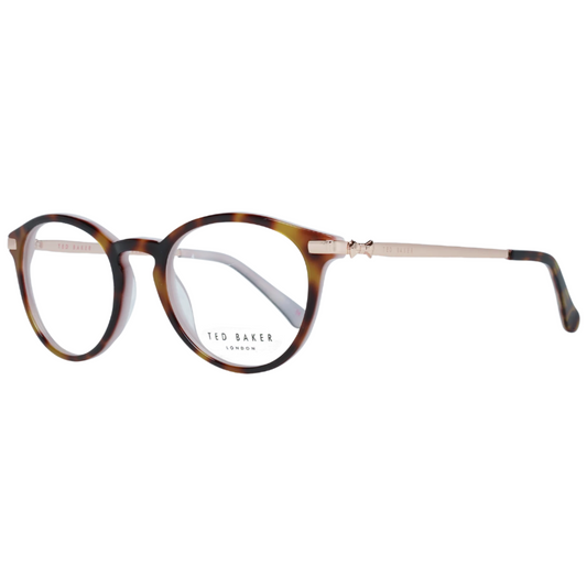 Ted Baker Chic Brown Round Full-Rim Fashion Frames