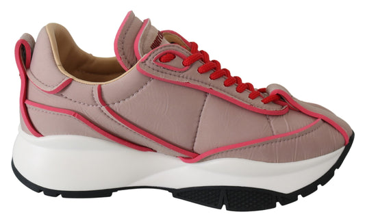 Jimmy Choo Ballet Pink Chic Padded Sneakers