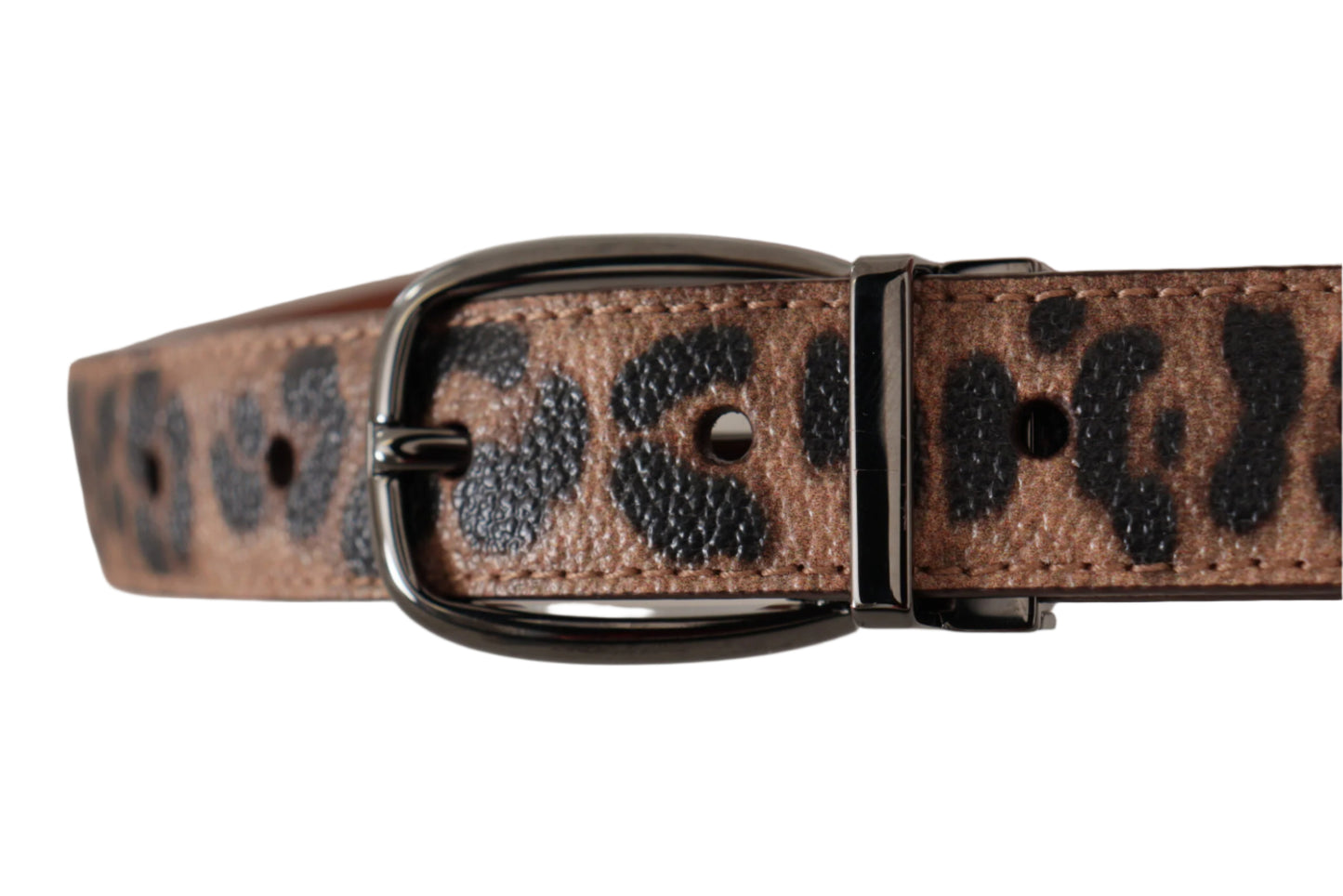 Dolce & Gabbana Elegant Engraved Leather Belt - Timeless Style