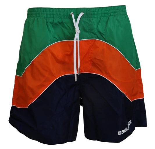 Dsquared² Multicolor Printed Swimshorts Boxer