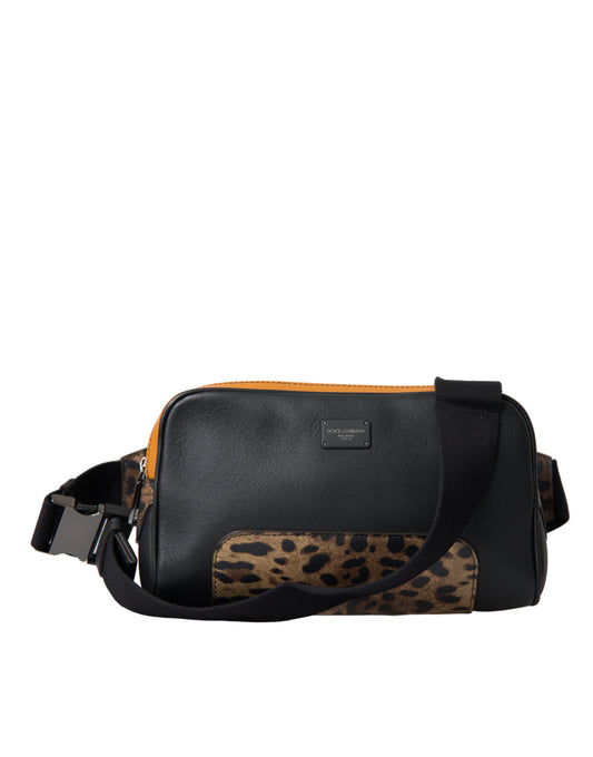 Dolce & Gabbana Exotic Leather Leopard Belt Bag