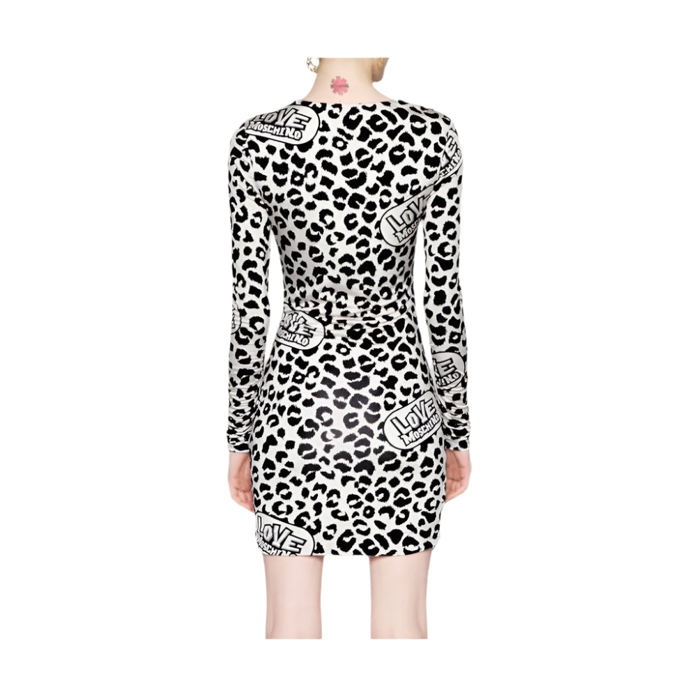 Love Moschino White Viscose Women Dress