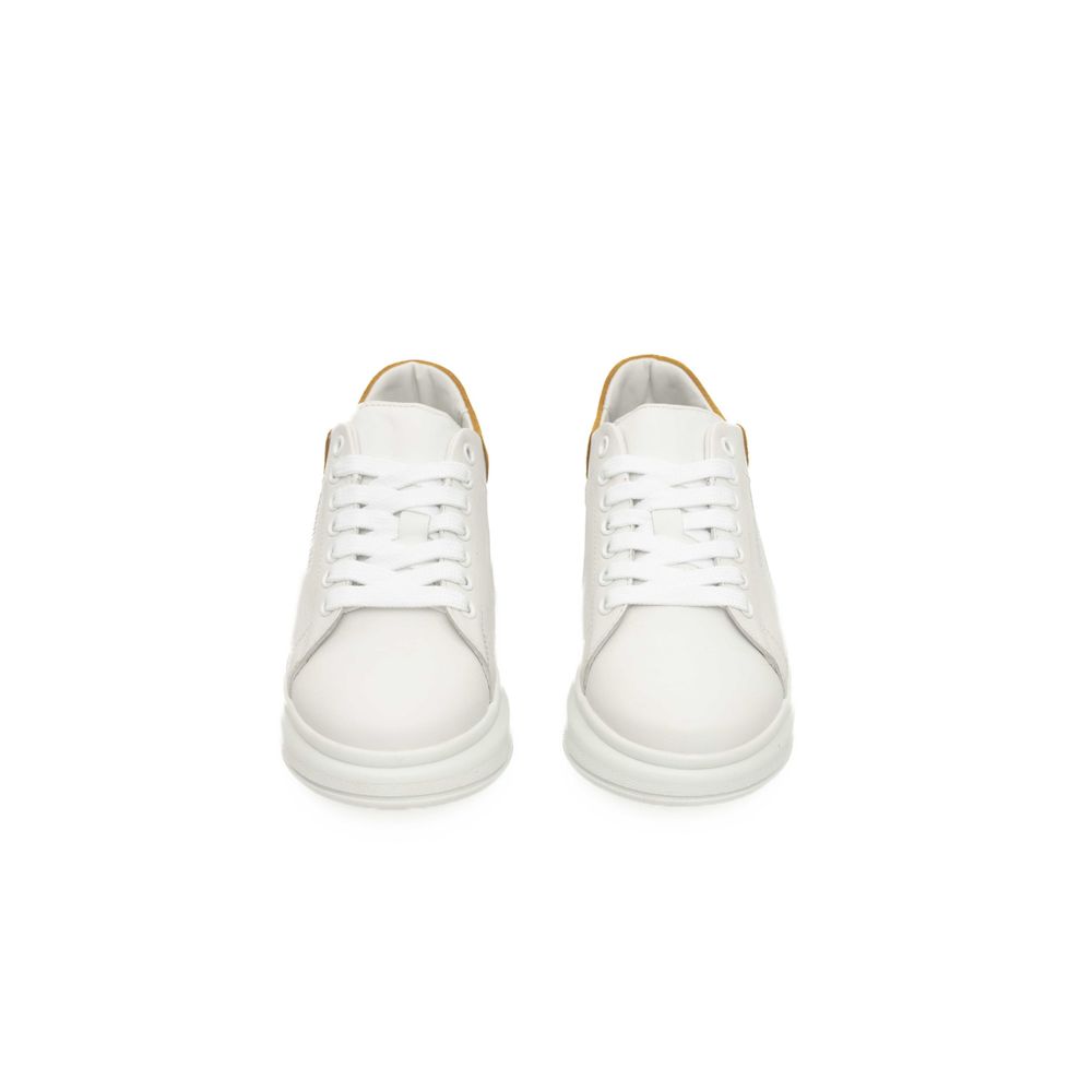 Cerruti 1881 White Leather Women's Sneaker