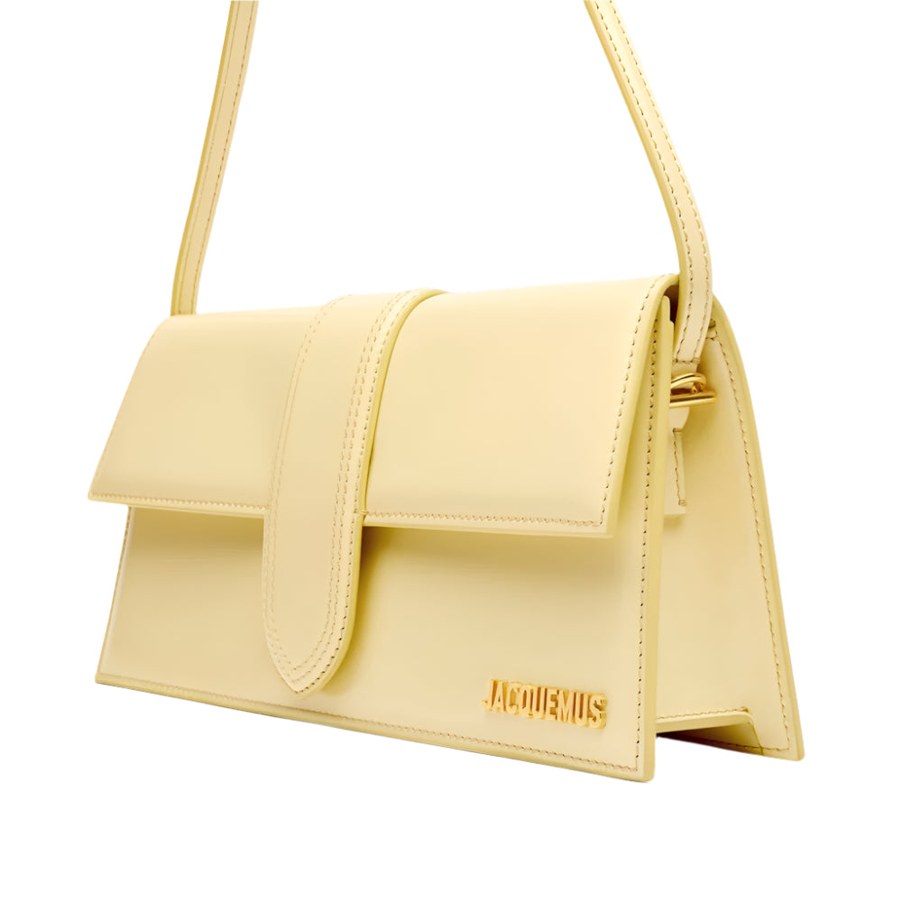 Jacquemus Yellow Leather Handbag