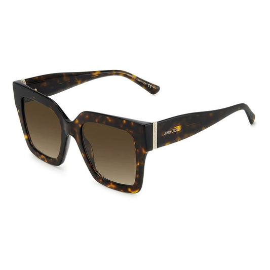 Jimmy Choo Brown Acetate Sunglasses