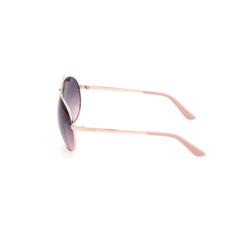 Guess Rose Gold Metal Sunglasses