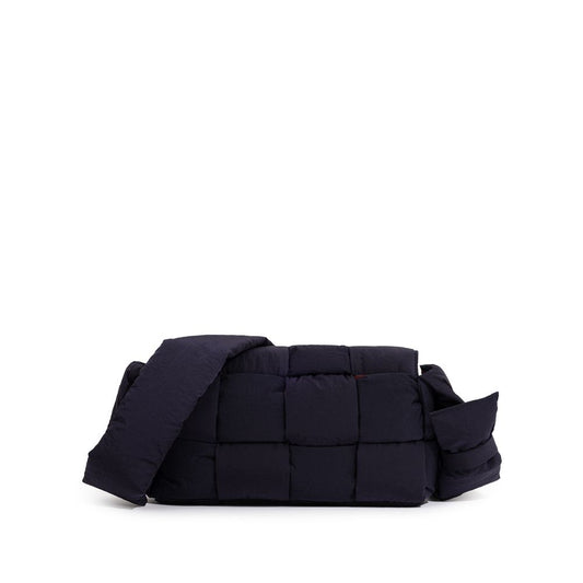 Bottega Veneta Navy Blue Nylon Bag