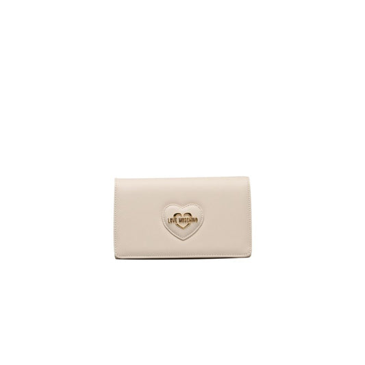 Love Moschino Beige Polyethylene Women Crossbody