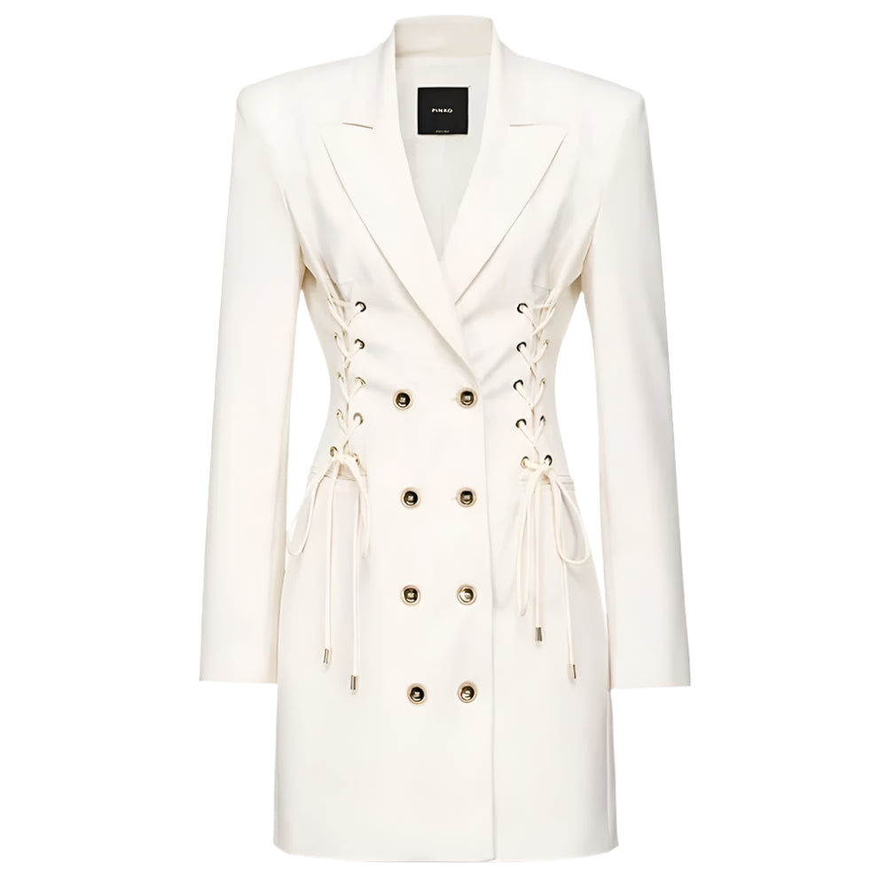 PINKO White Polyester Suits & Blazer