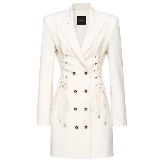 PINKO White Polyester Suits & Blazer