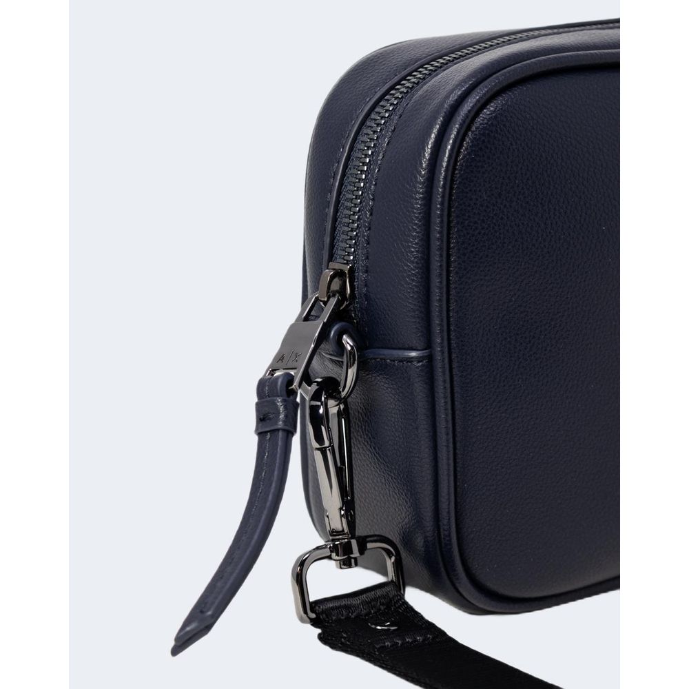 Armani Exchange Blue Polyester Luggage And Travel