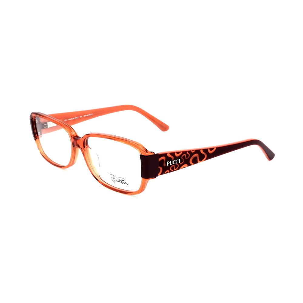 Emilio Pucci Orange Plastic Frames