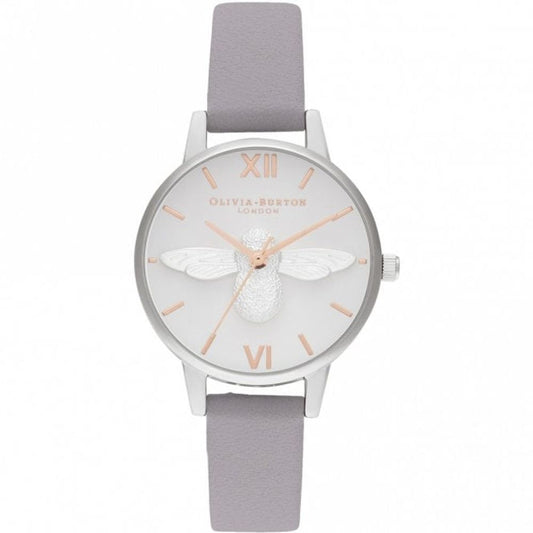 Olivia Burton Purple Synthetic Leather Watch