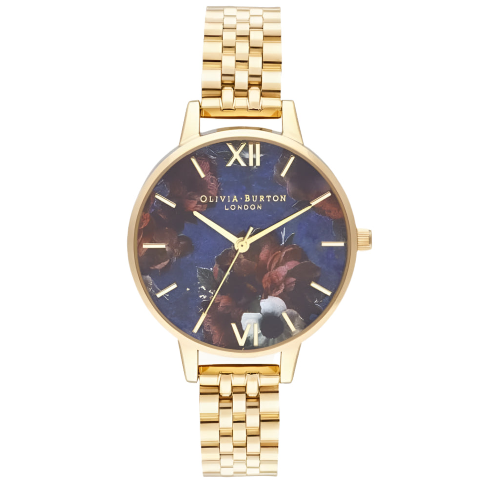 Olivia Burton Gold Steel Watch