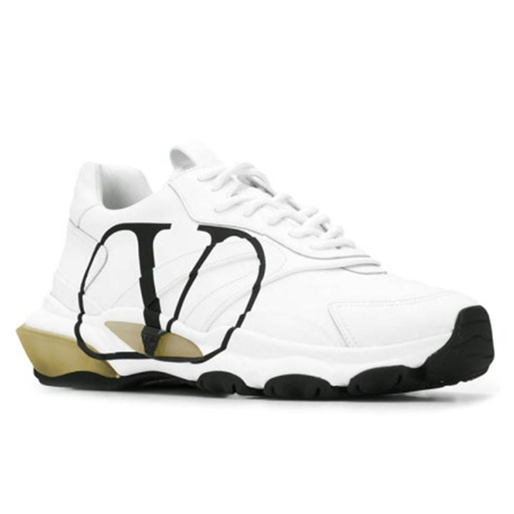 Valentino Garavani White Calfskin Men Sneaker