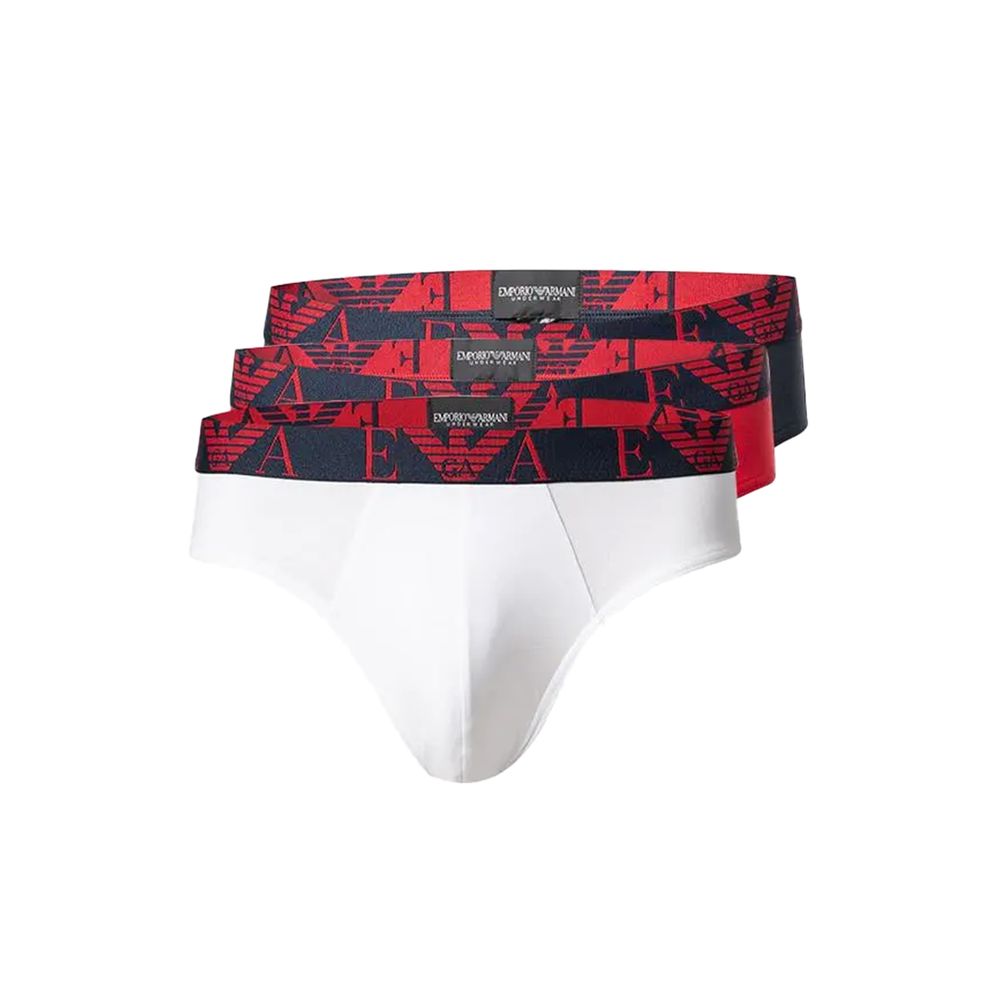 Emporio Armani Underwear Red Cotton Underwear