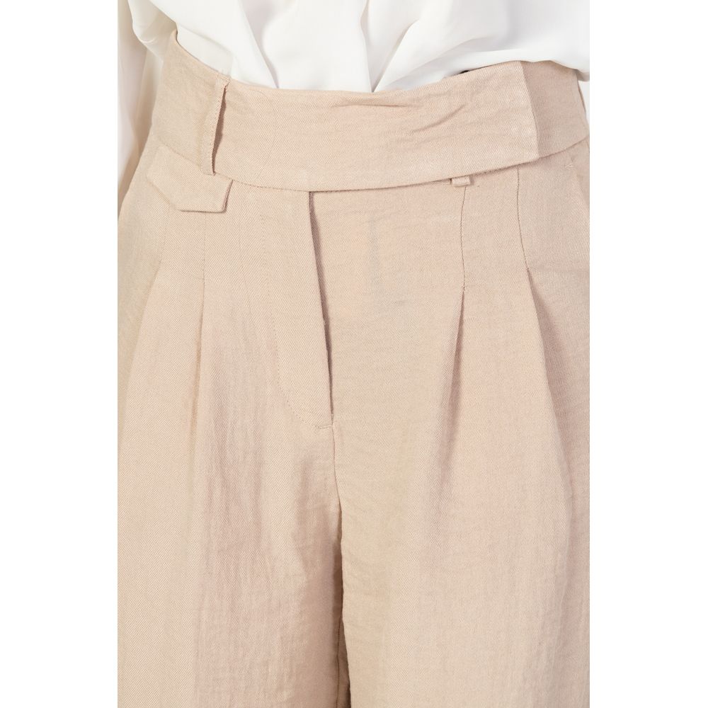 Vero Moda Pink Viscose Jeans & Pant