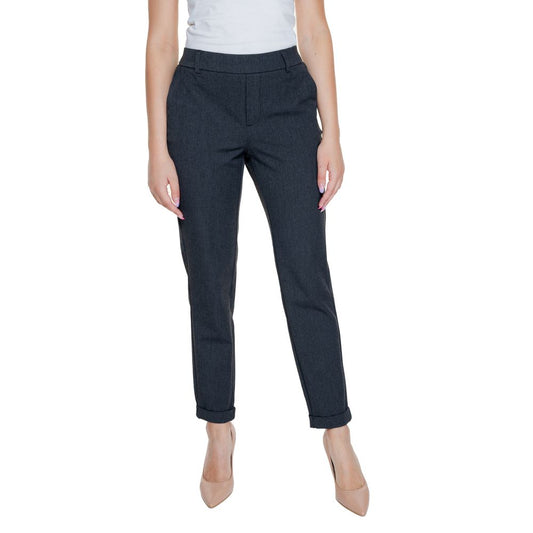 Vero Moda Gray Polyester Jeans & Pant