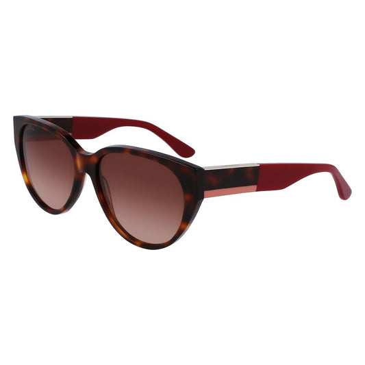 Lacoste Brown Acetate Sunglasses