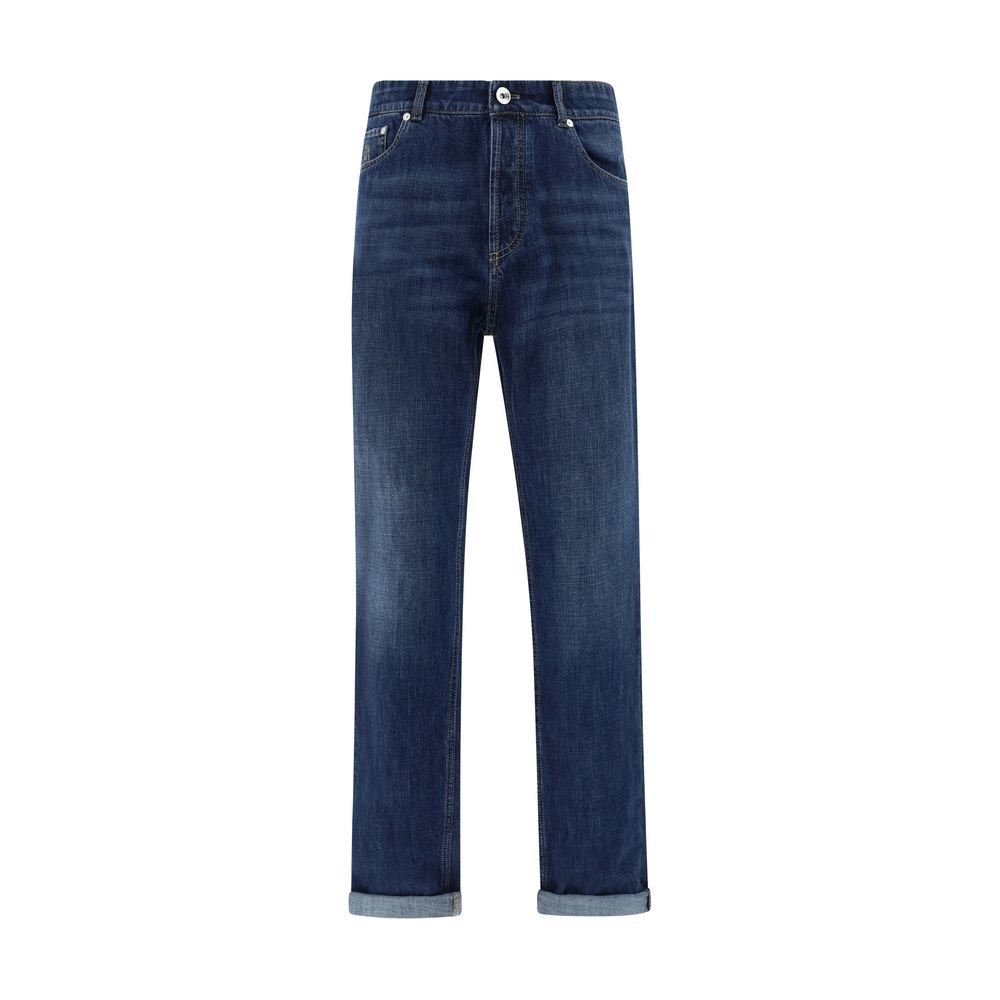 Brunello Cucinelli Cuffed Jeans