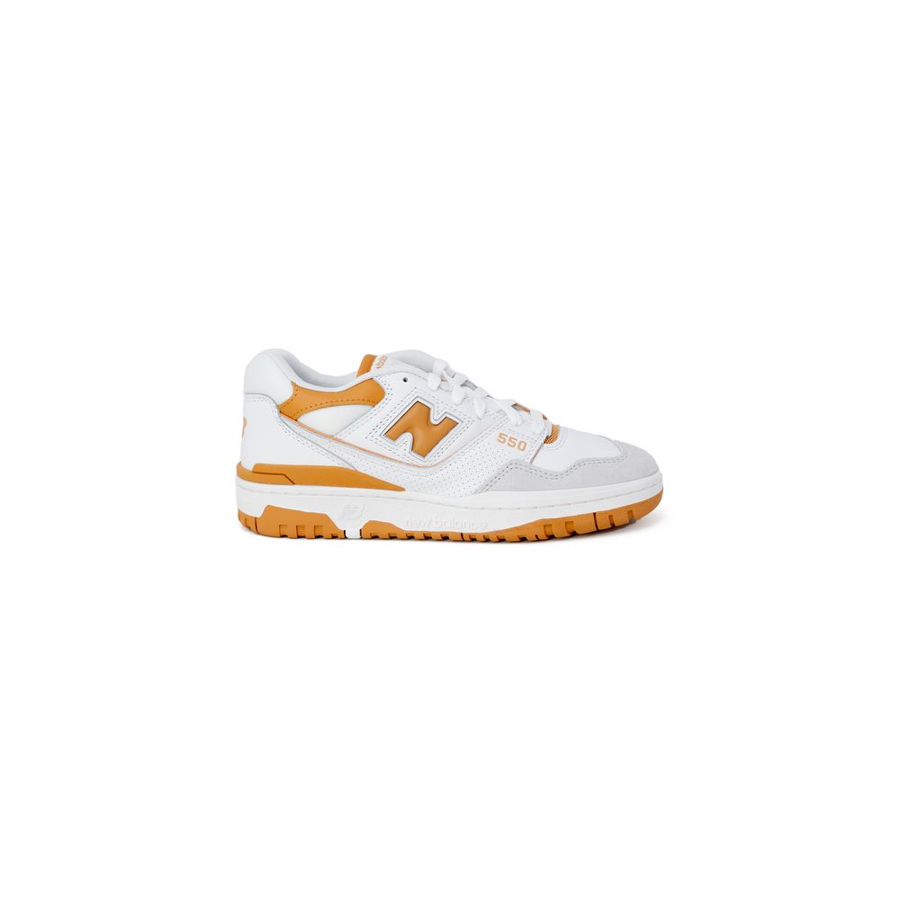 New Balance Orange Synthetic Leather Sneaker