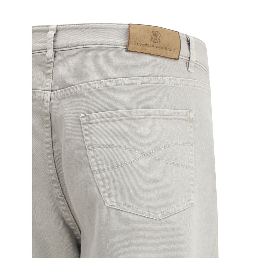 Brunello Cucinelli Jeans with turn-up hem