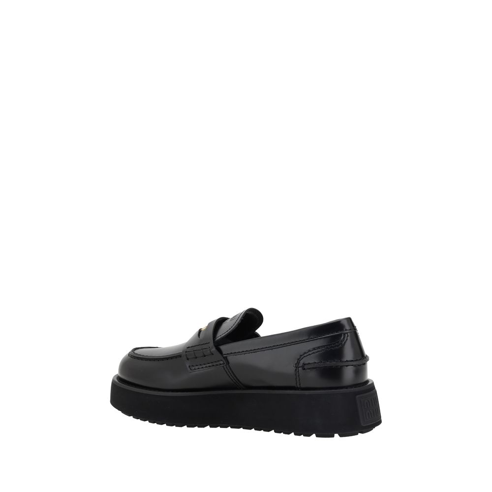 Miu Miu Leather Loafers