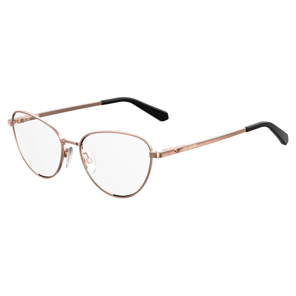 Love Moschino Gold Metal Frames