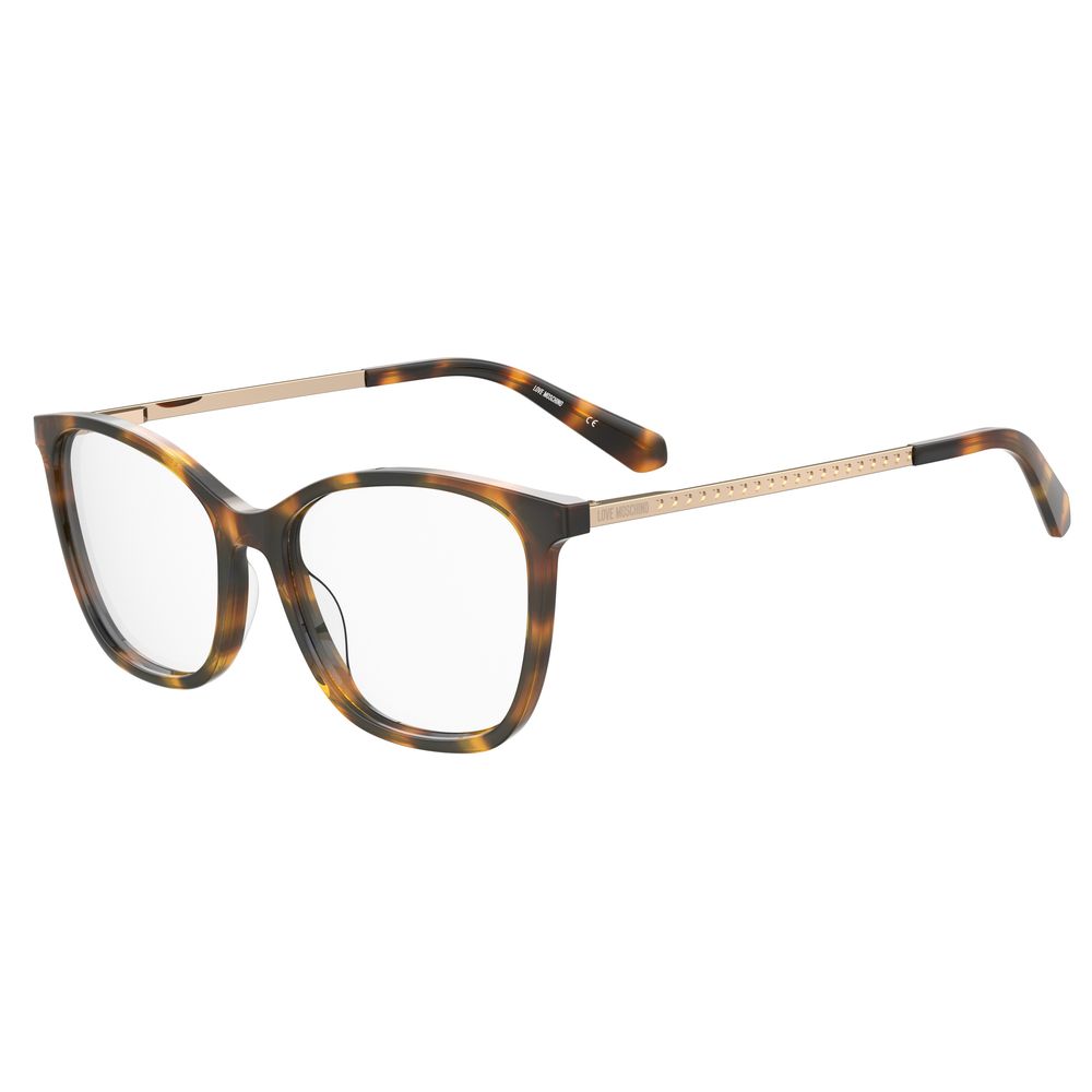 Love Moschino Brown Acetate Frames