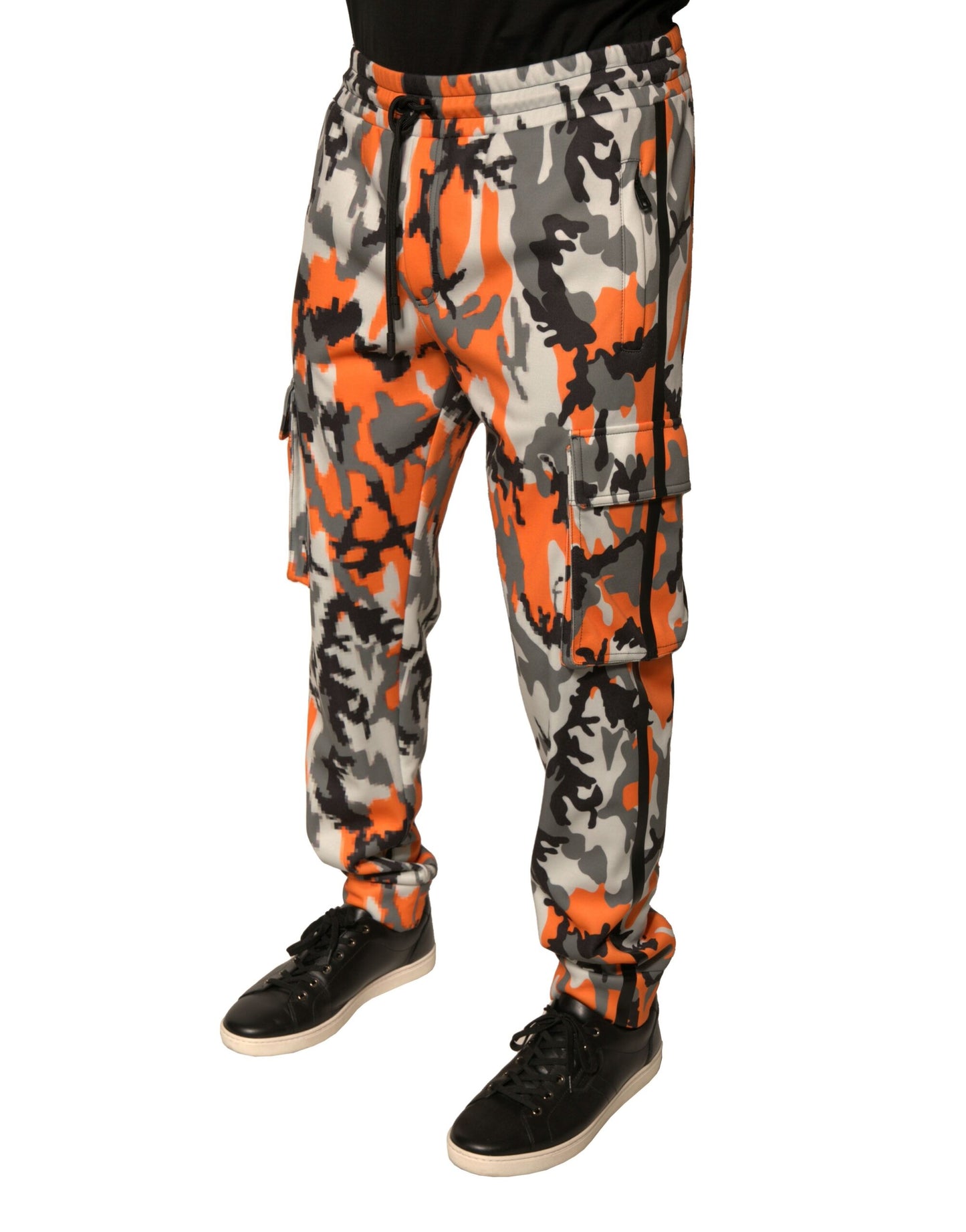 Dolce & Gabbana Multicolor Camouflage Cargo Jogger Pants