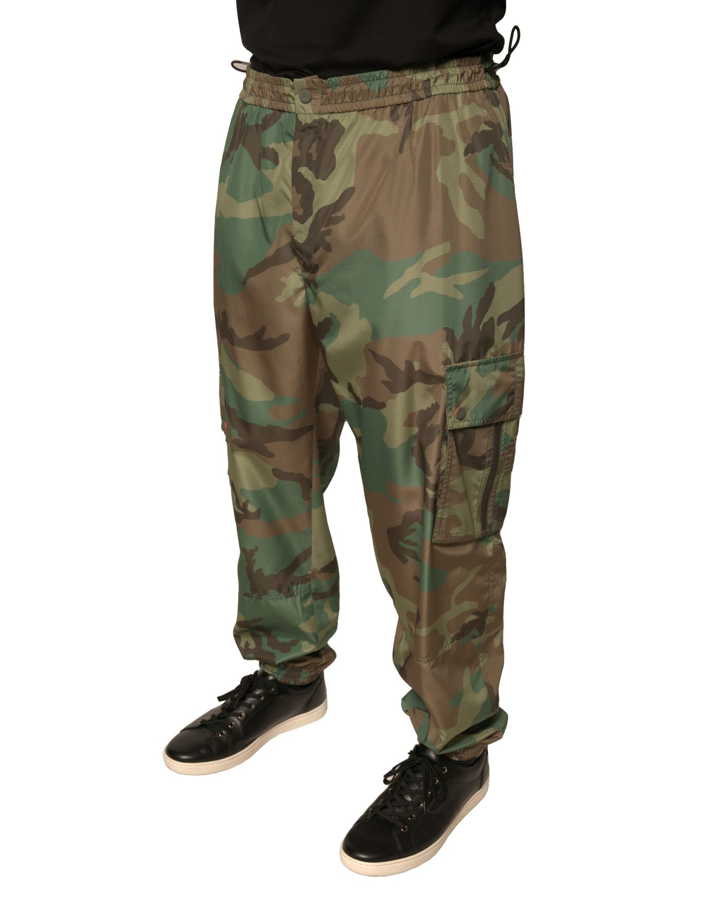 Dolce & Gabbana Multicolor Camouflage Cargo Sweatpants Pants