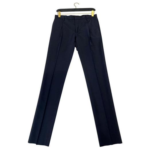 Valentino Blue Virgin Wool Men Trouser