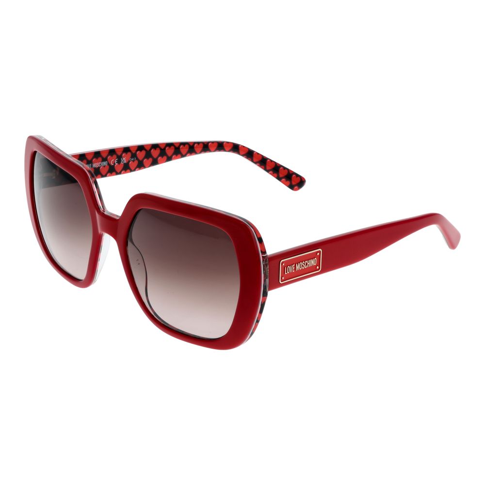 Love Moschino Red Women Sunglasses