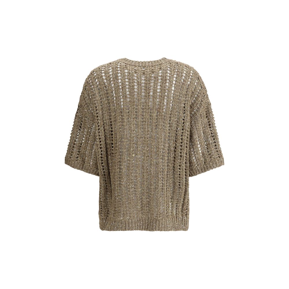 Brunello Cucinelli Sweater in perforated knit