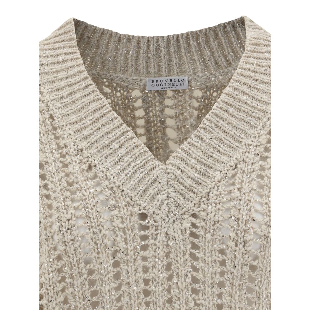 Brunello Cucinelli Mesh knit Sweater