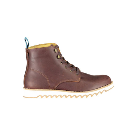 Levi's Brown Leather Men Boot