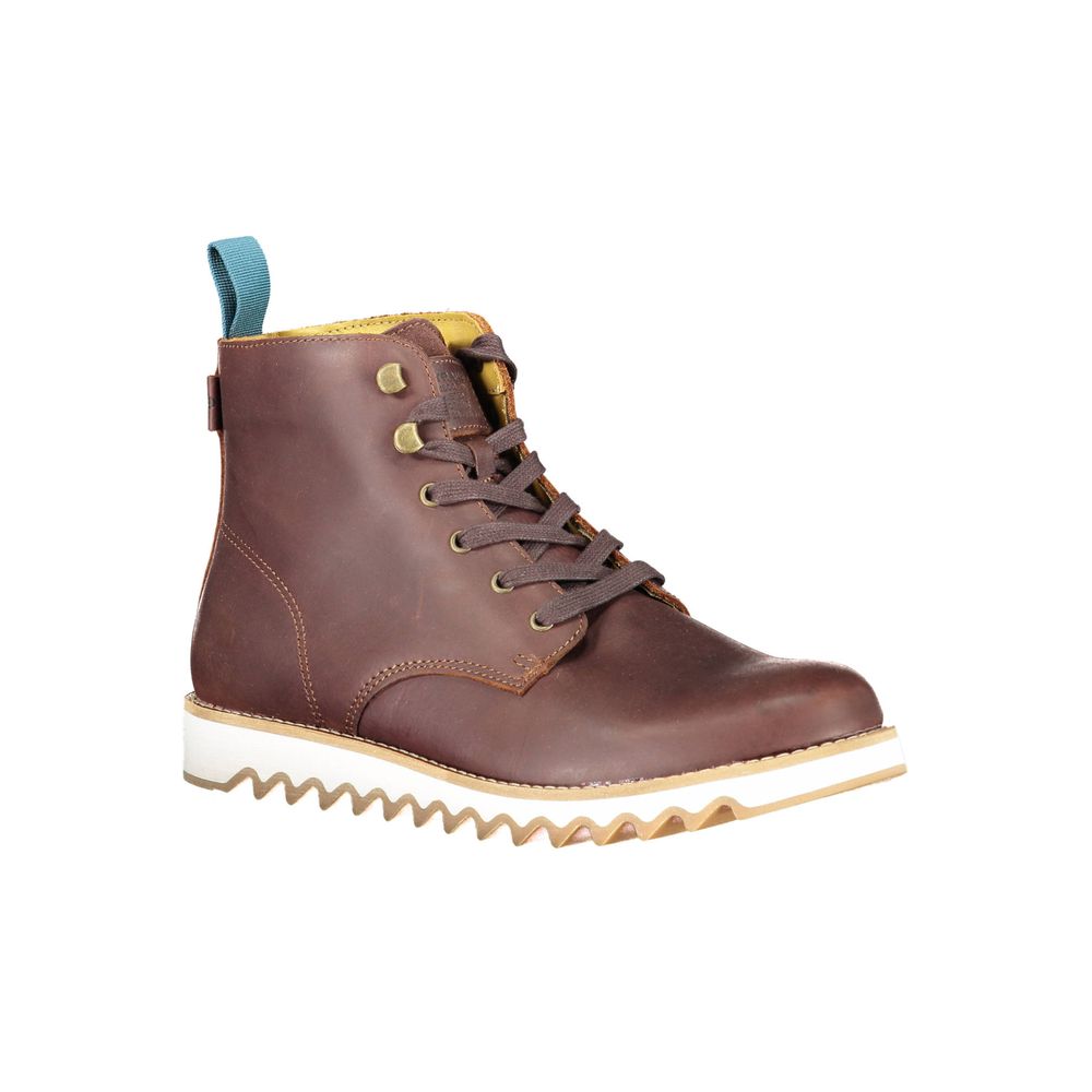 Levi's Brown Leather Men Boot