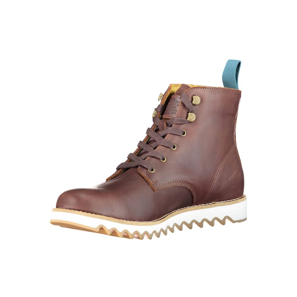 Levi's Brown Leather Men Boot