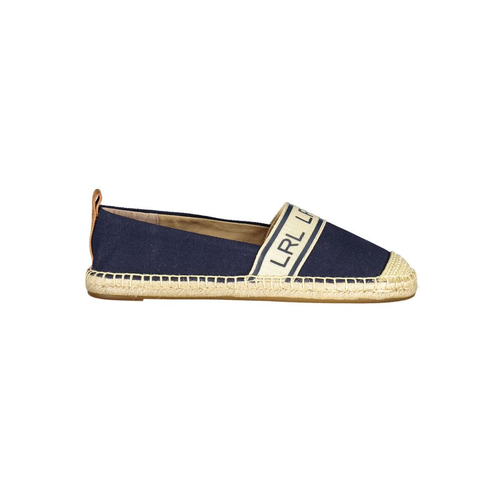 Ralph Lauren Blue Polyester Flat Shoe