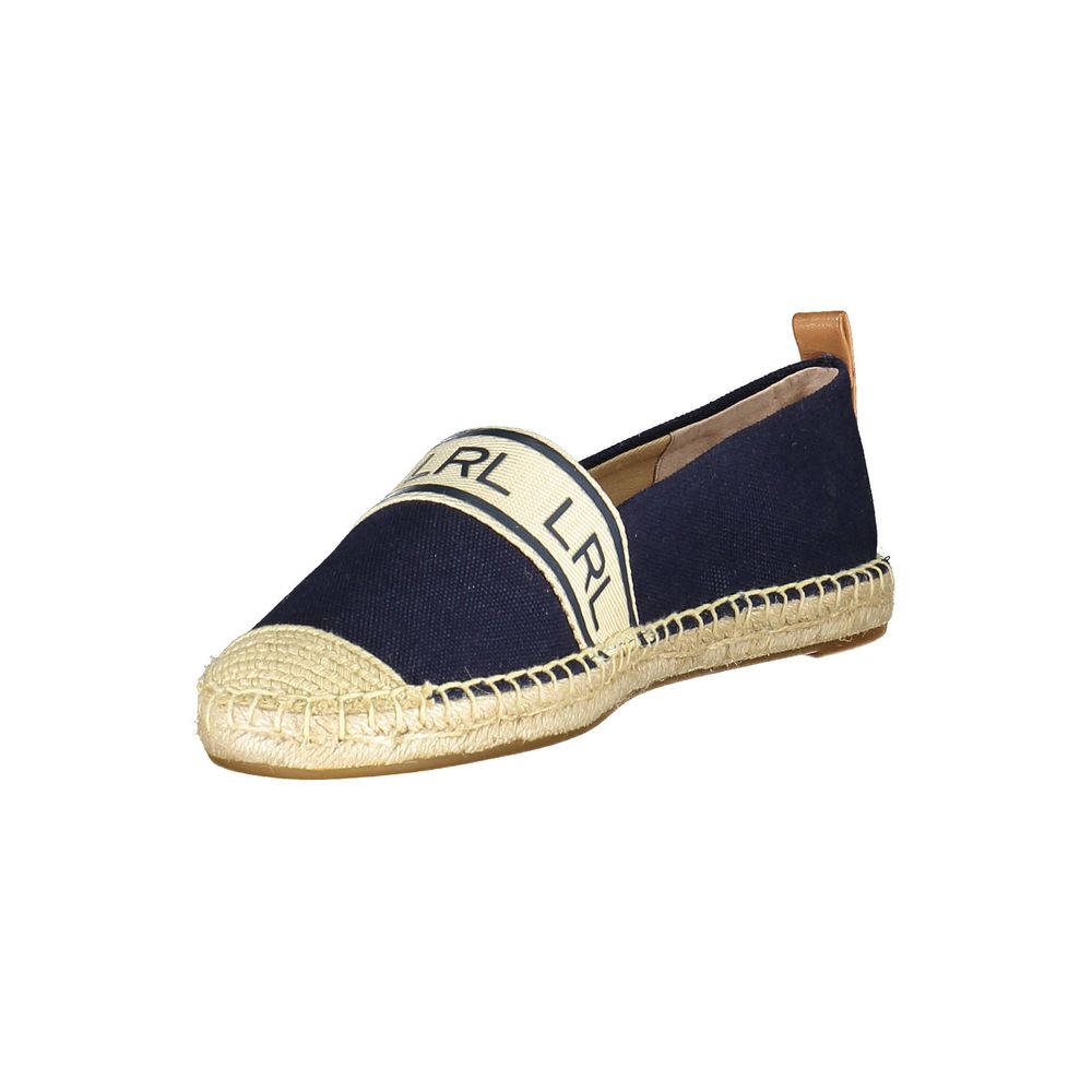 Ralph Lauren Blue Polyester Flat Shoe