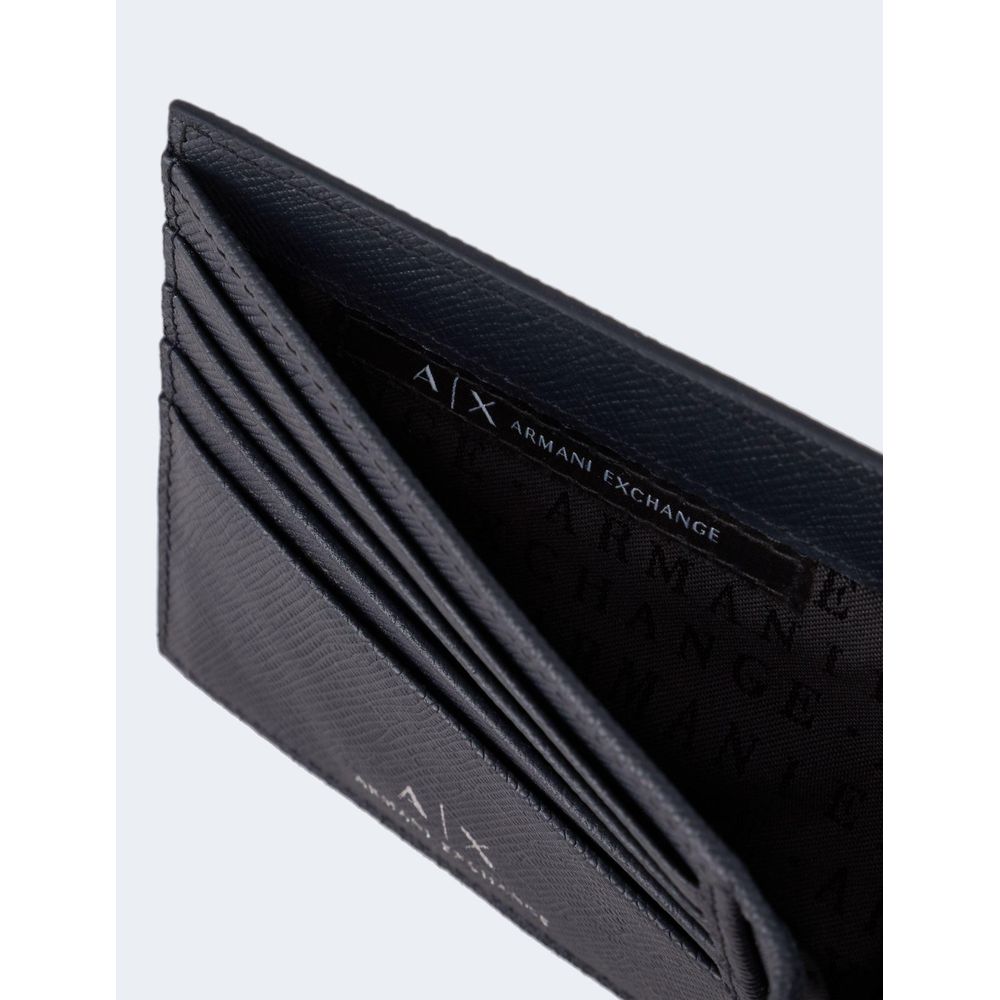 Armani Exchange Black Leather Wallet