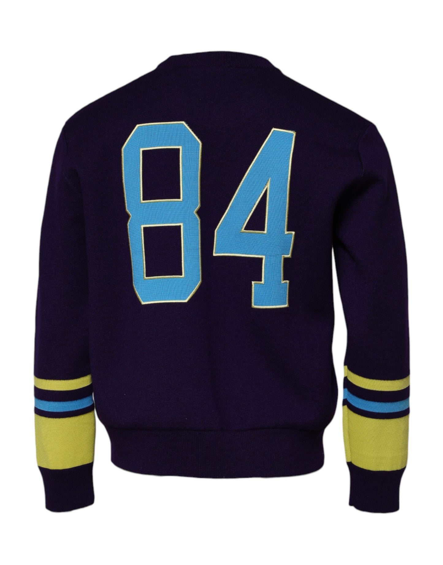 Dolce & Gabbana Blue 1984 Milano CrewNeck Sweatshirt Sweater