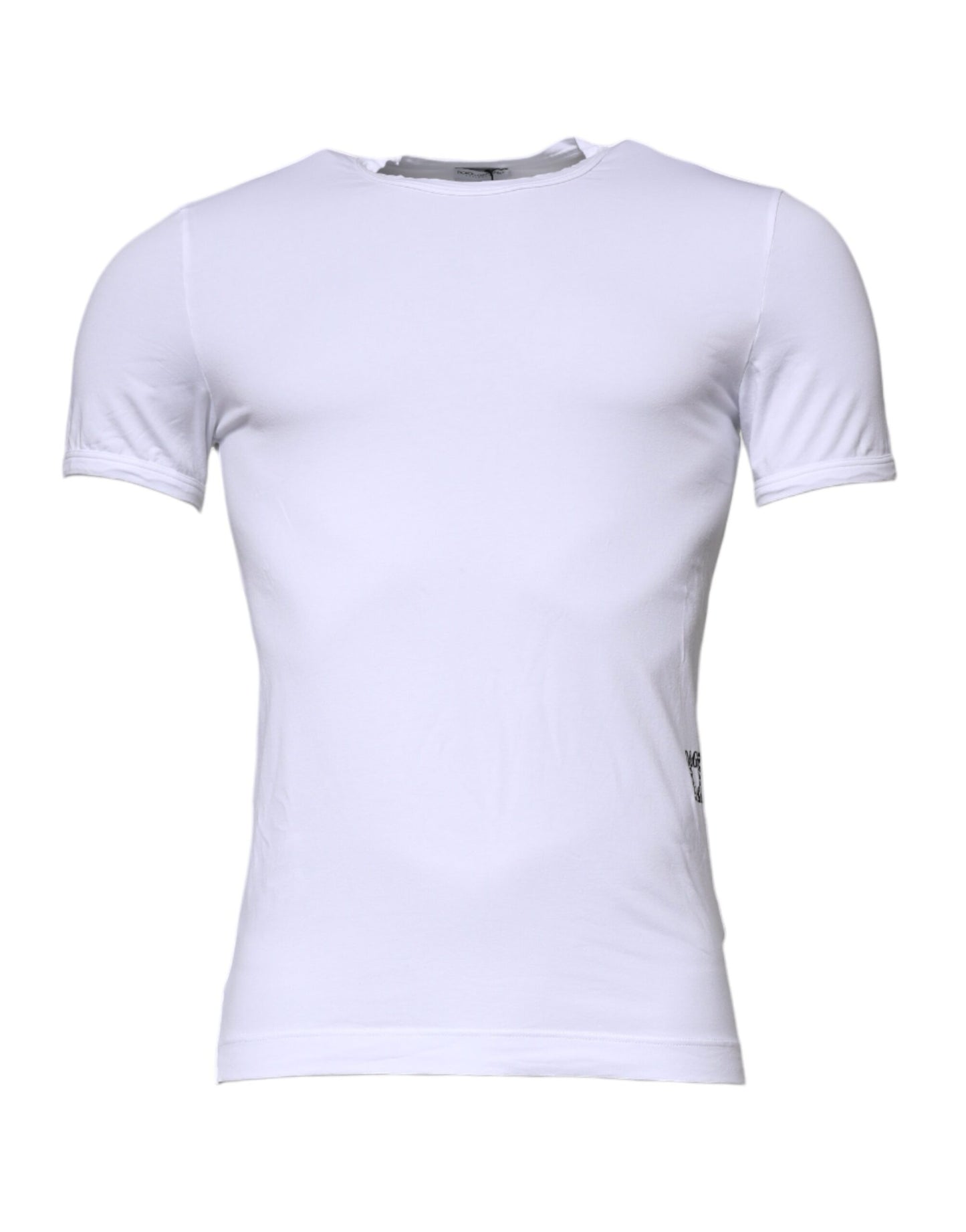 Dolce & Gabbana White Cotton Stretch Crewneck Underwear T-shirt