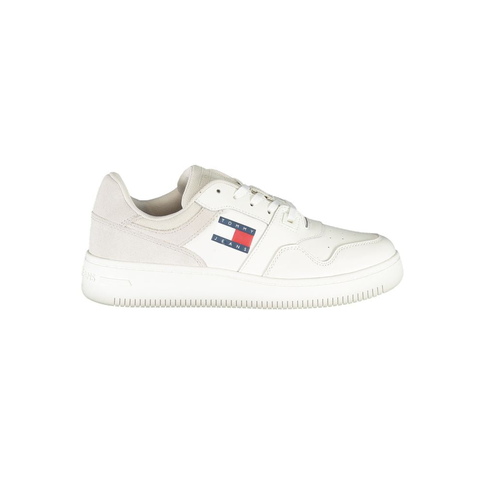 Tommy Hilfiger White Polyester Sneaker