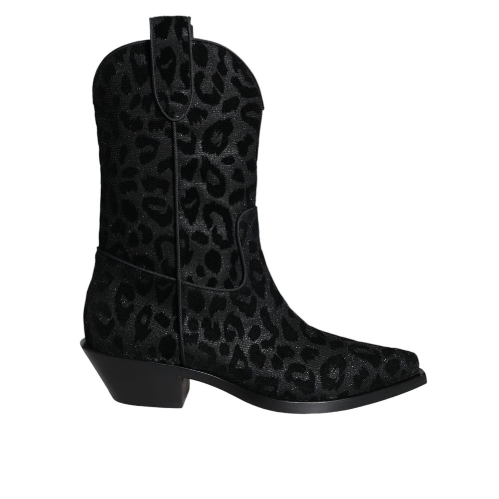 Dolce & Gabbana Black Polyethylene Boot