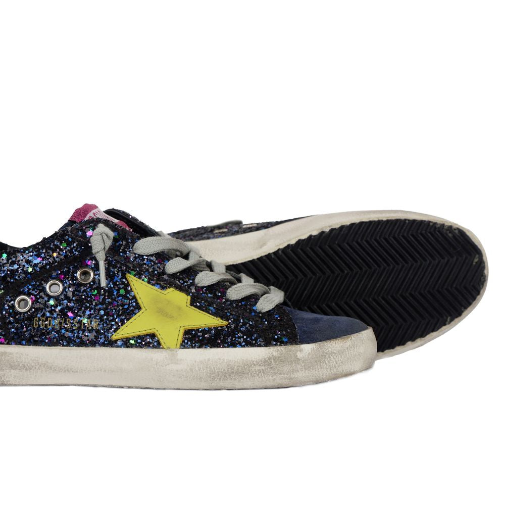 Golden Goose Blue Leather Sneaker