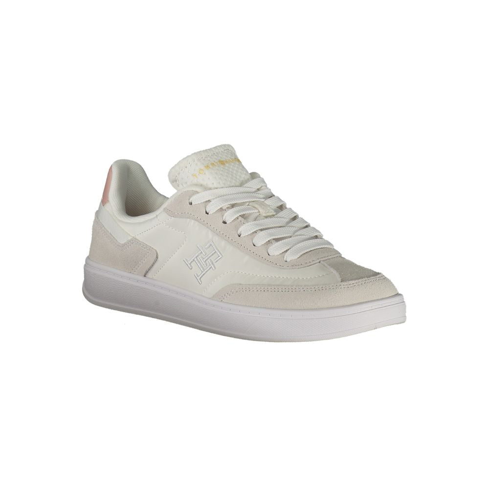 Tommy Hilfiger White Polyethylene Women Sneaker