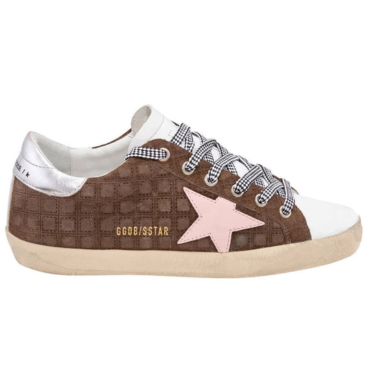 Golden Goose Brown Leather Di Calfskin Sneaker