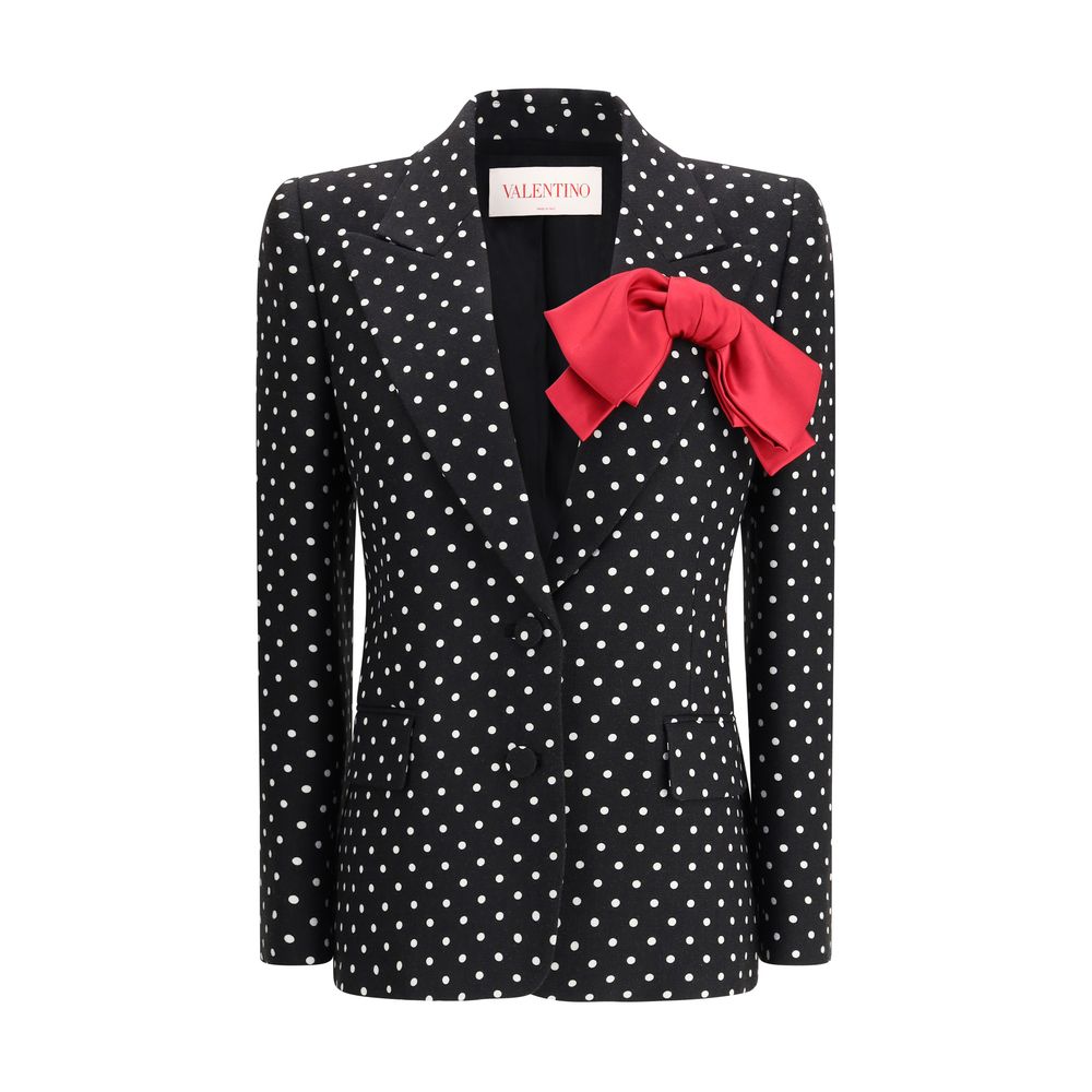 Valentino Polka dot single-breasted Blazer